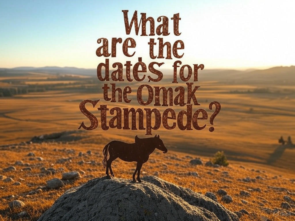 What are the dates for the Omak Stampede?