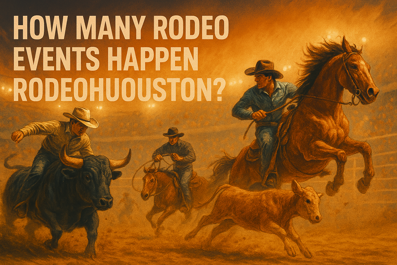 How Many Rodeo Events Happen During Rodeohouston?