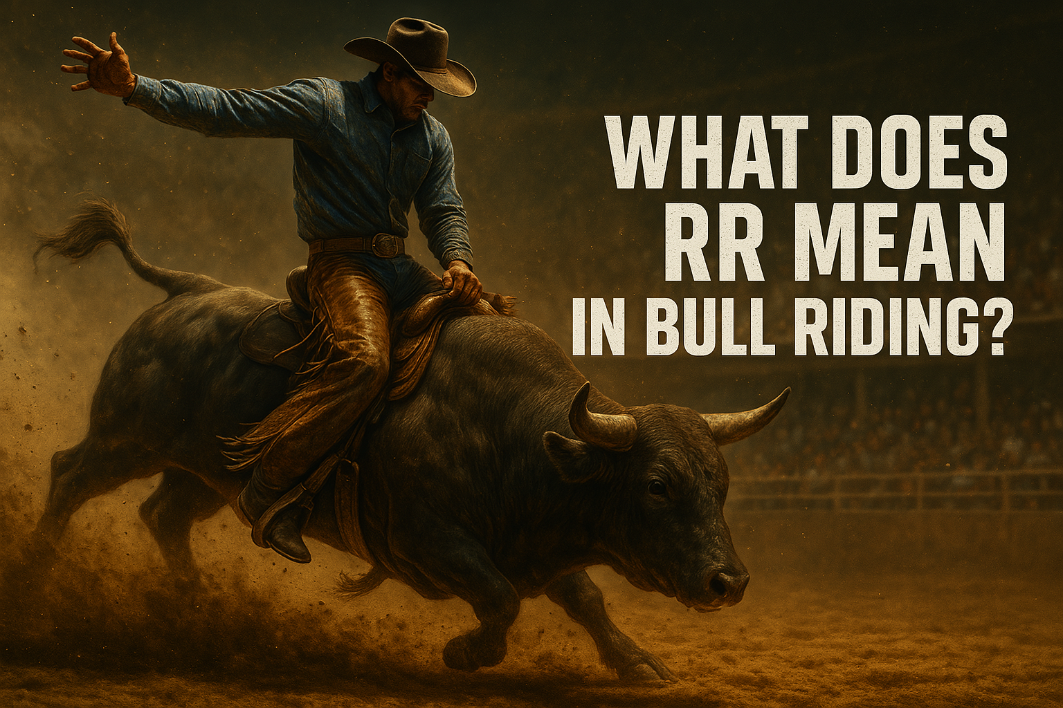 What Does RR Mean in Bull Riding?