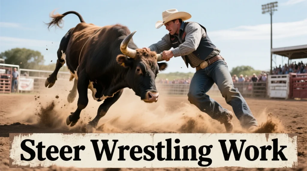 How Does Steer Wrestling Work?