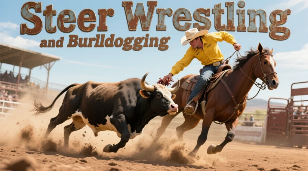 What’s the Difference Between Steer Wrestling and Bulldogging?