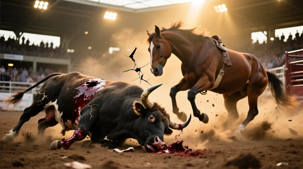 How Many Animals Are Injured in Rodeo?