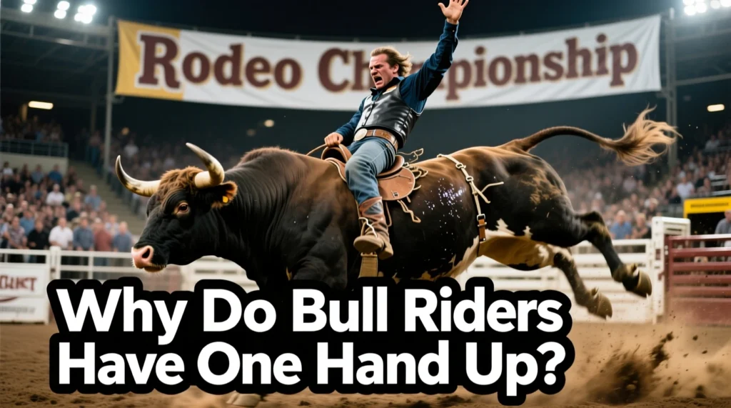 Why Do Bull Riders Have One Hand Up?