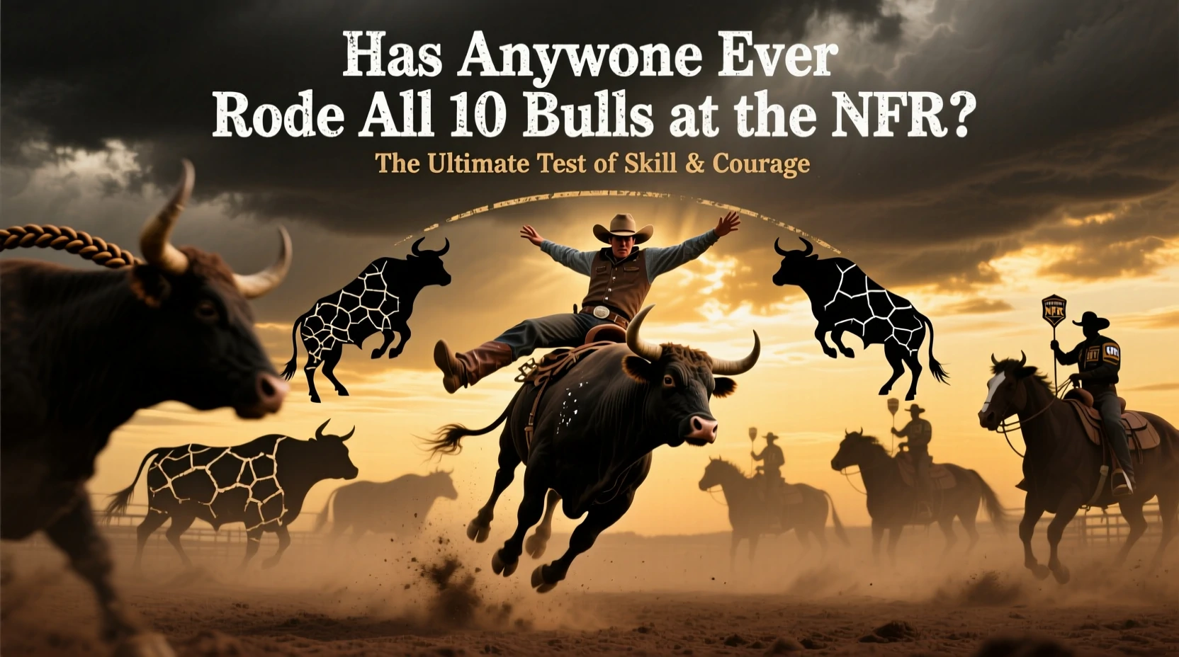 Has Anyone Ever Rode All 10 Bulls at the NFR? The Rare Feat That Defines Rodeo Greatness 2 Has Anyone Ever Rode All 10 Bulls at the NFR?