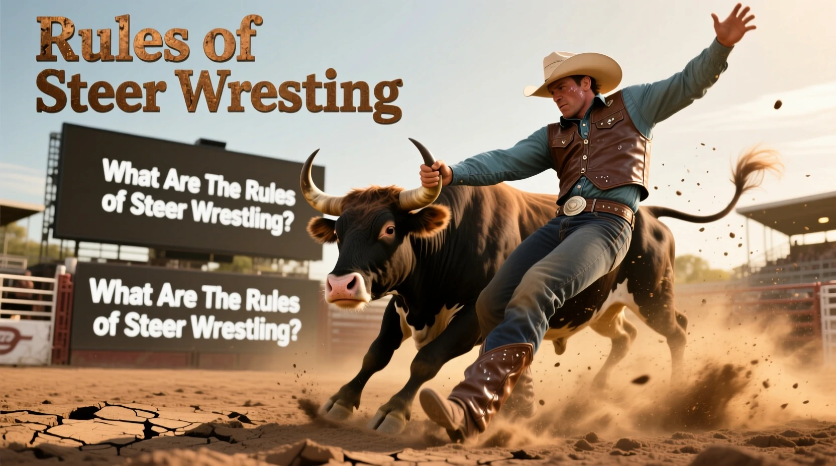 What Are the Rules of Steer Wrestling?