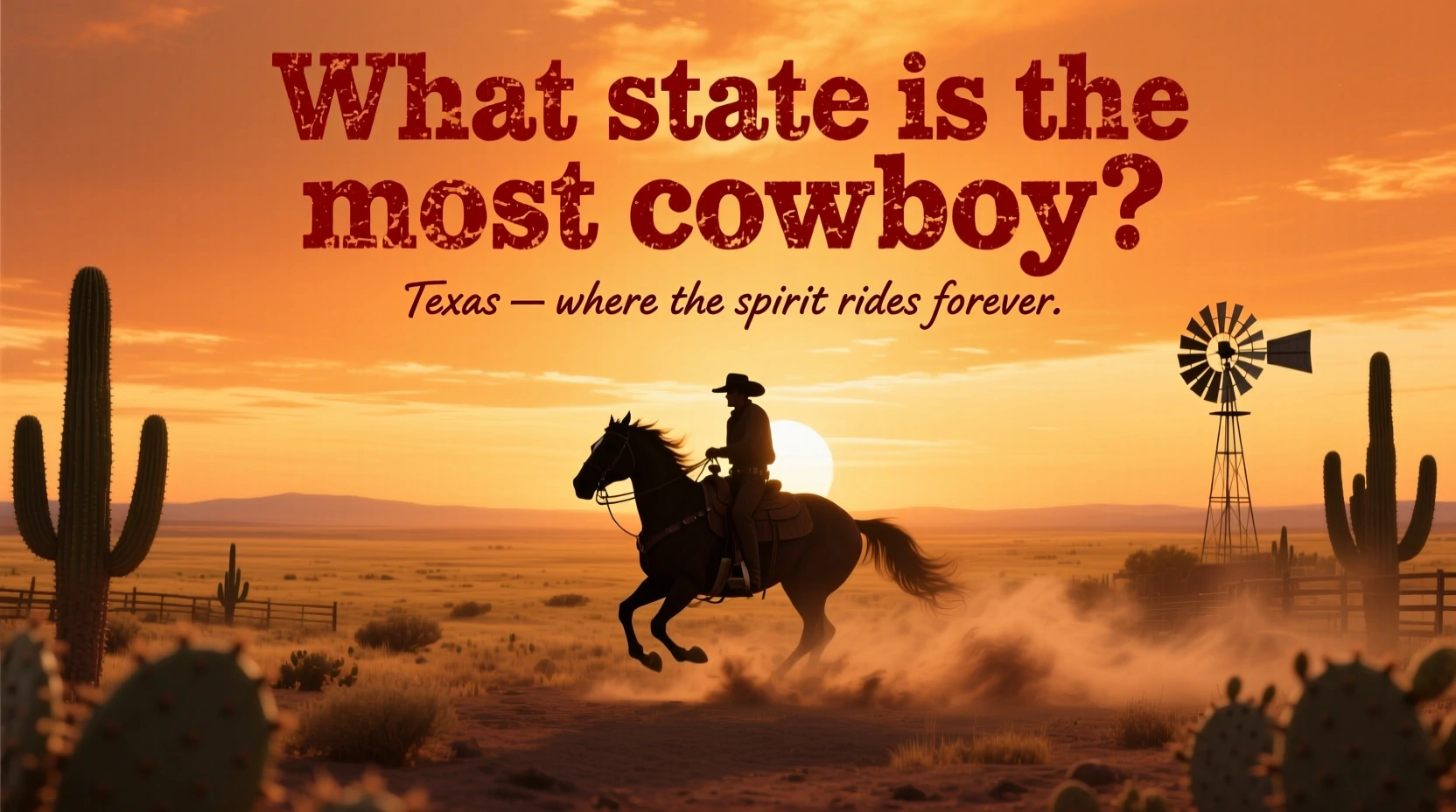 What State is the Most Cowboy?