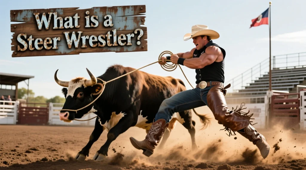 What is a Steer Wrestler?