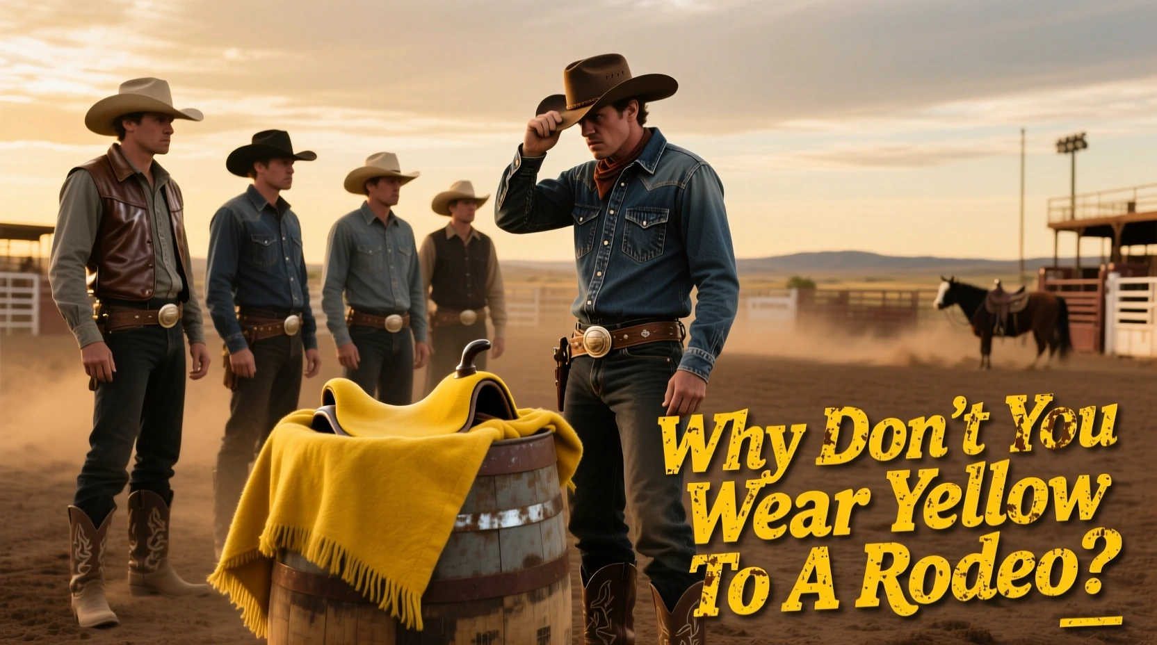 Why Don’t You Wear Yellow To A Rodeo?