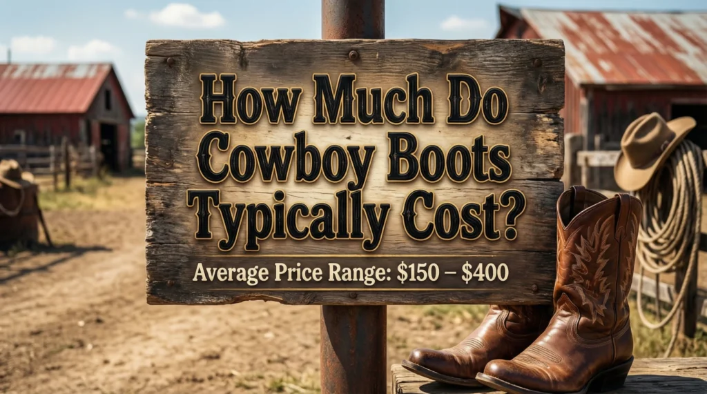How Much Do Cowboy Boots Typically Cost?