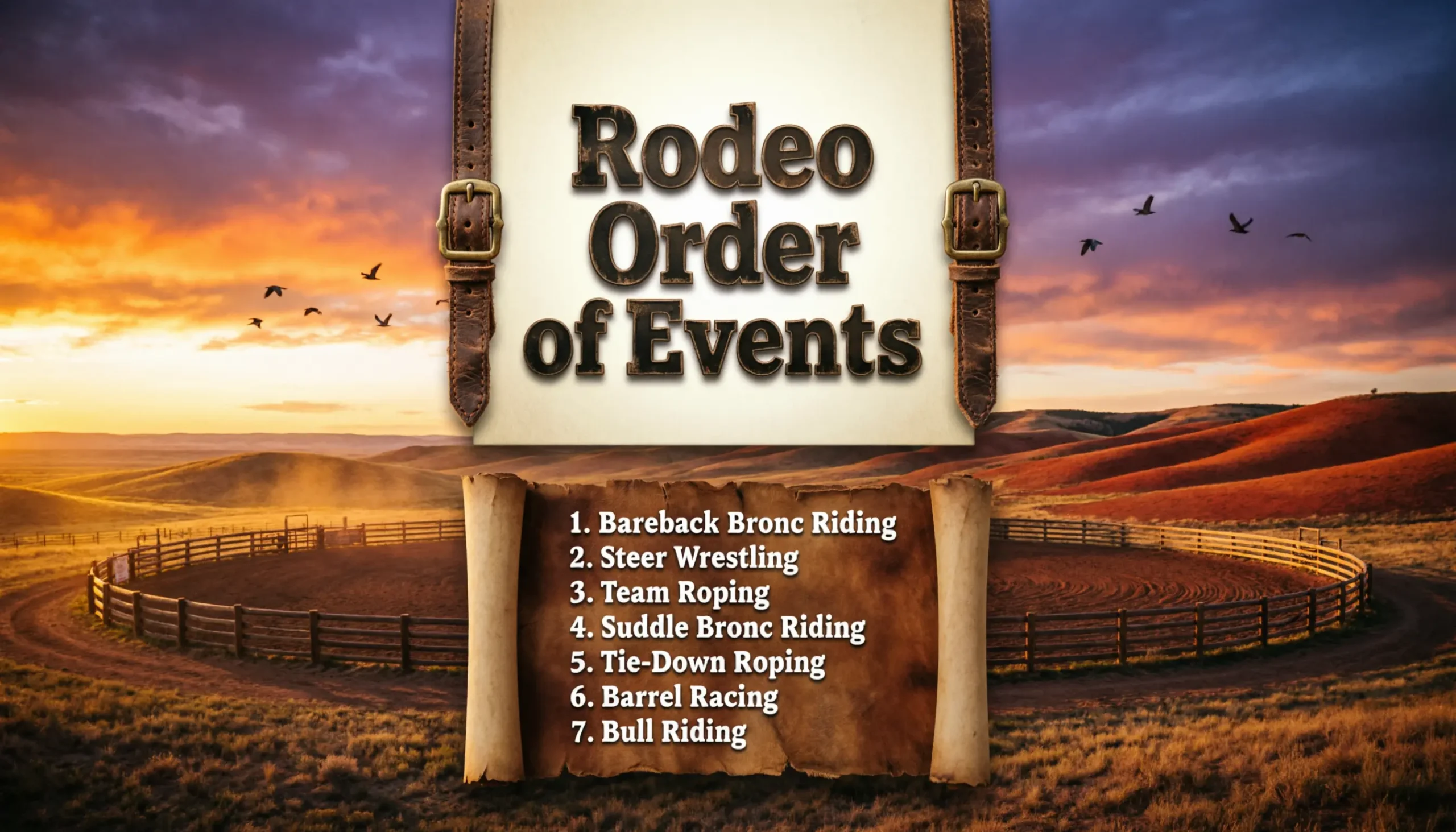 Rodeo Order Of Events 2 Rodeo Order Of Events