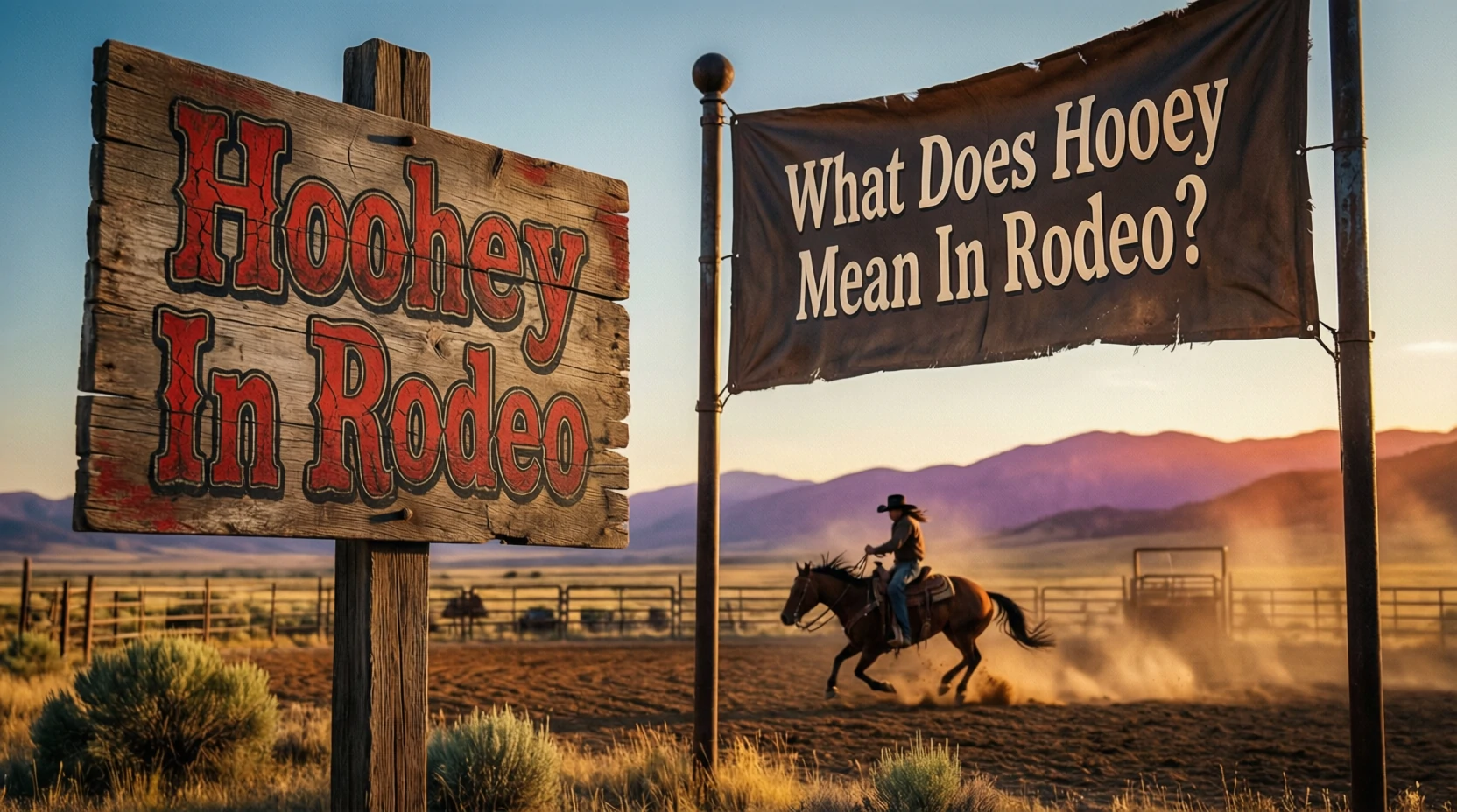 What Does Hooey Mean In Rodeo?