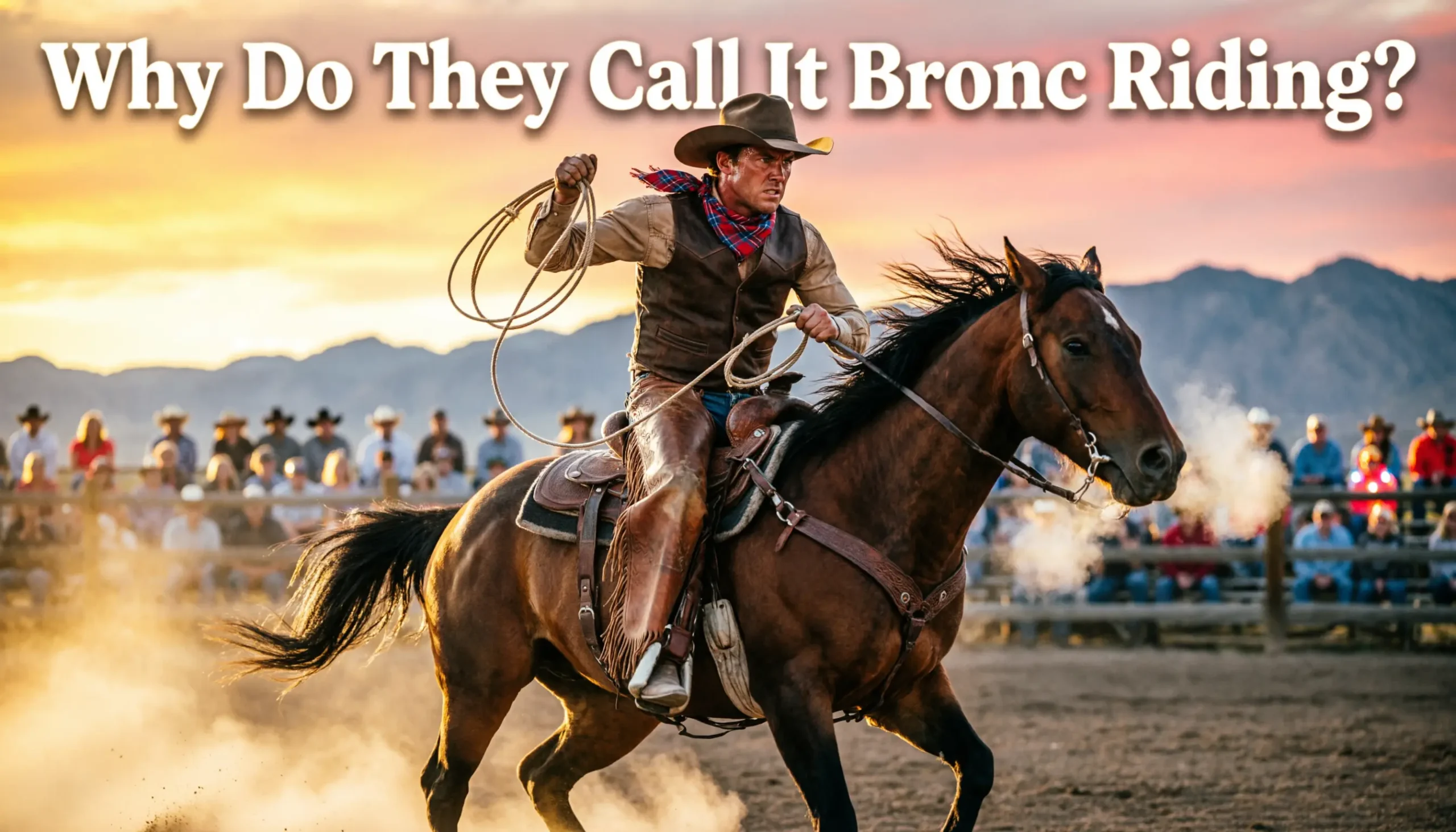Why Do They Call It Bronc Riding? 2 Why Do They Call It Bronc Riding?
